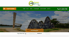 Desktop Screenshot of camposgeraishotel.com.br